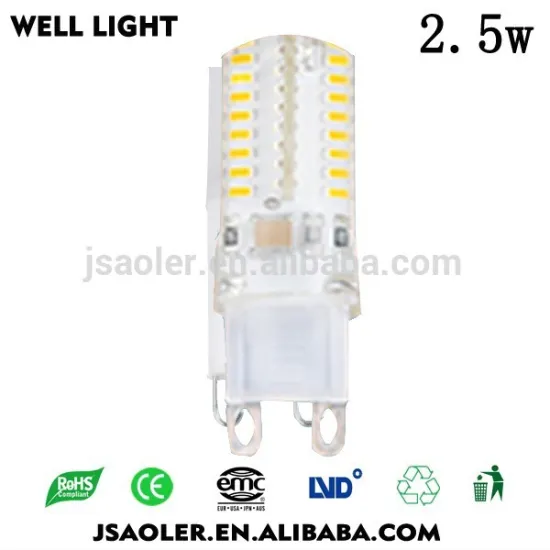 OEM 2.5w 220V AC led under cabinet light dimmable g9 led bulb