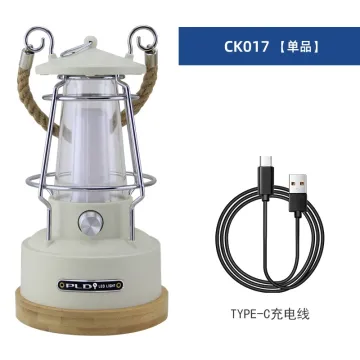 Outdoor Camping Light Rechargeable Li Battery and Dry Battery Dual Use Waterproof High Brightness Camping Lamp