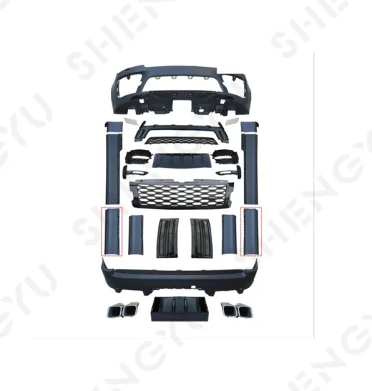 Range Rover Vogue 2018-2022 Modified SVO Style Front and Rear Bumpers Grille