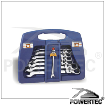 POWERTEC 7pcs Flexible Ratchet Wrench
