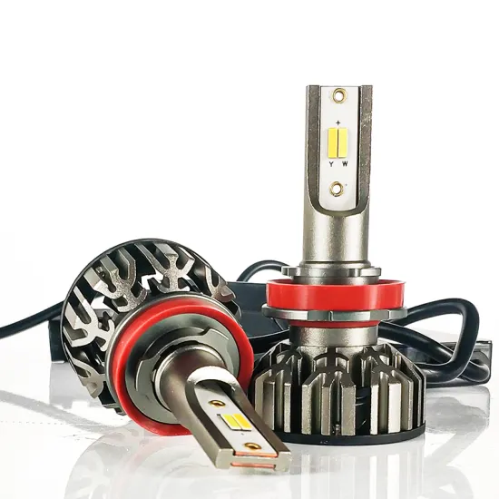 Tricolor LED Headlights X7 H11 3000k 4300k 6000k 4 Sides