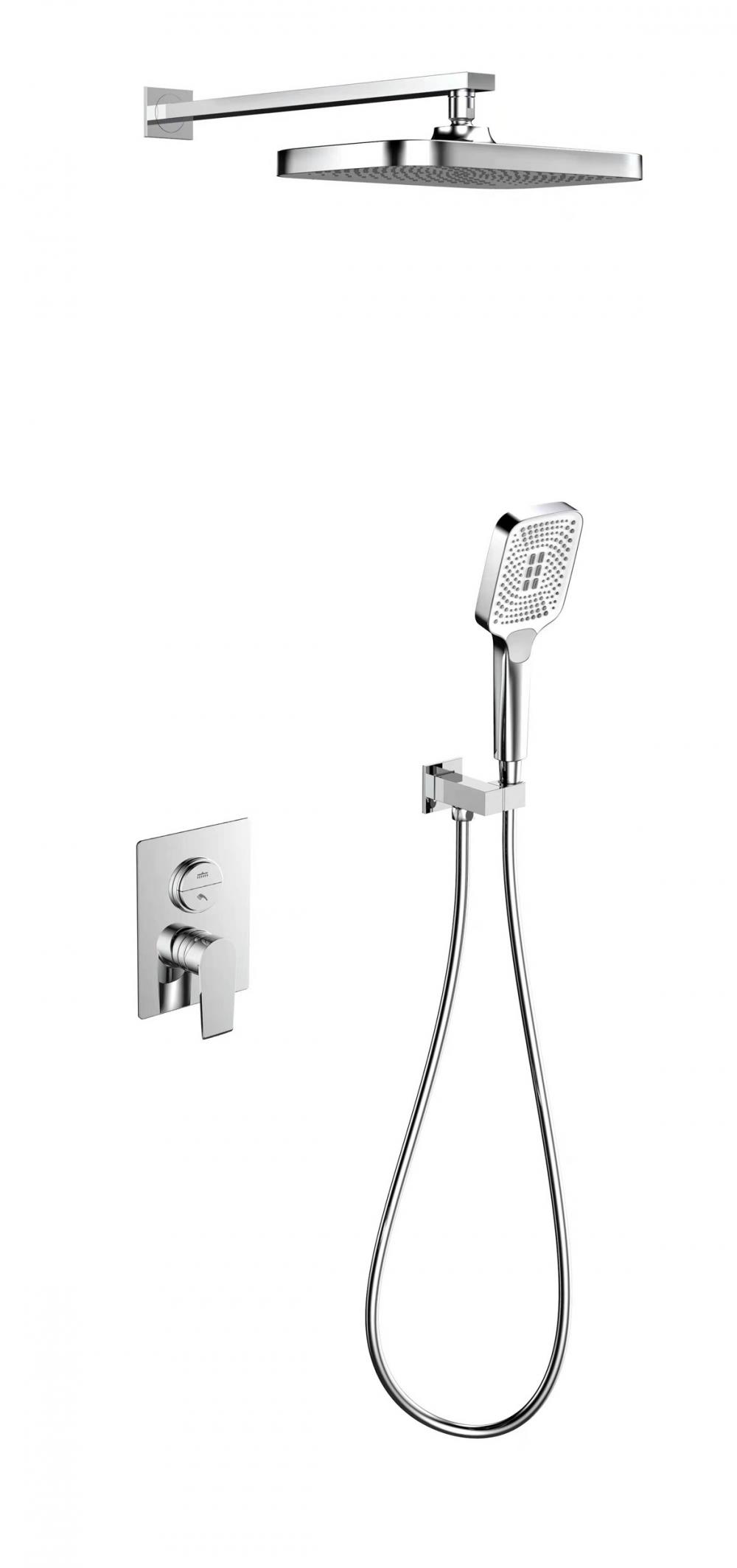 Multifunctional In Wall Shower Faucets System