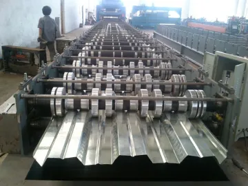 galvanized steel floor decking sheet roll forming machine