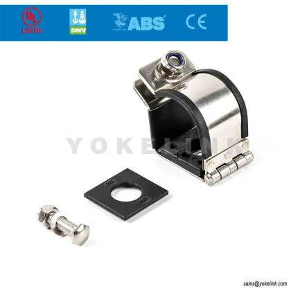 Stainless Steel Quad Cable Cleats for Secure Electrical Cables Data Center