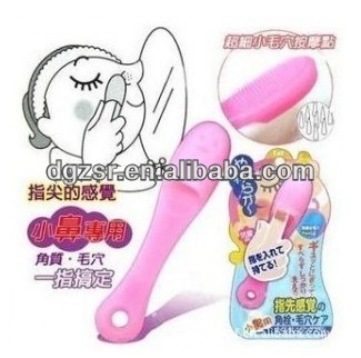 silicone face washing brush& Silicone pore brush