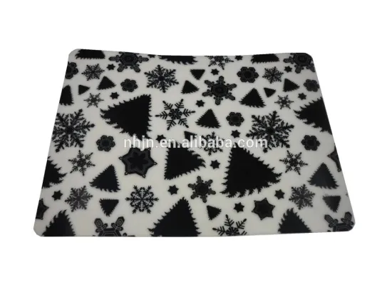 Non Stick Placemat, Hot Mat, Tablemat, Silicone Bake Ware, Soft Silicone Mat for Baking Set of 4