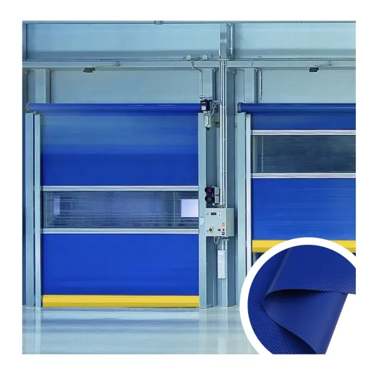 30OZ Acrylic Lacquered PVC Coated Tarpaulin Vinyl Fabric for Warehouse High Speed Door: Premium Quality Material for Industrial Applications