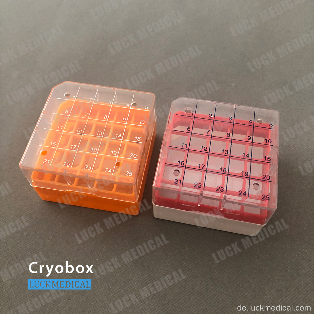 Cryo Box Freezing Box Lab verwendet