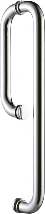 L-shape shower door handle