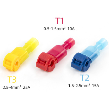 T1 T2 T3 Electrical Wire Branch Spade Terminal Connectors