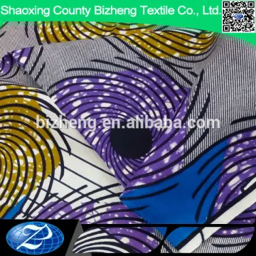 High quality african wax print wholesale cotton fabric for T-shirt