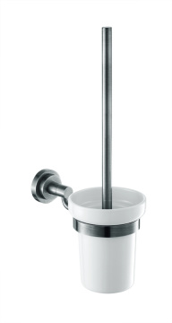 Brushed nickel toilet brush holder high quality 62610-2