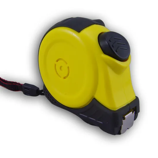Auto Lock ABS Rubber-Coated Tape Measure: Precision Measuring Tool for Durability and Comfort