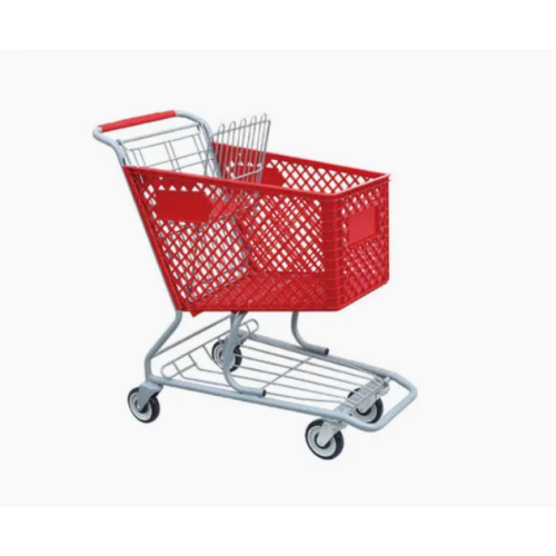 American Plastic Basket Supermarket Shopping Cart