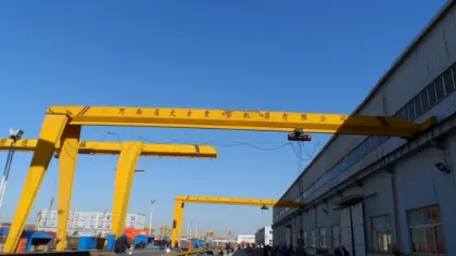 Heavy duty electric semi gantry crane goliath crane