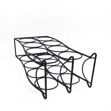 8 Bottles Wine Rack Freestanding Floor Holder