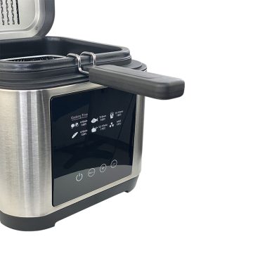 2.5L Mini Electric Oil Fryer: Perfect for Home Use - Ideal for Cooking Chips, Chicken, and Shrimp