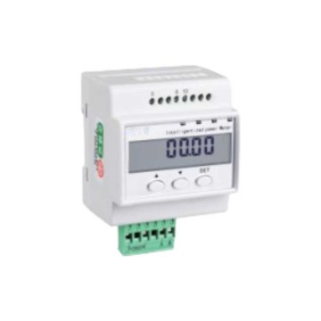 DC EV Charger Energy Monitoring System: RS485 DIN Rail Mount Smart kWh Power Meter with LCD Display