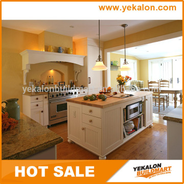Classical style Kitchen cabinet cherry solid wood cabinet