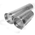 Stainless steel cylindrical punched filter element