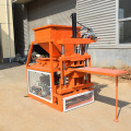 Hollow brick mobile cement block molding machine QT2-45