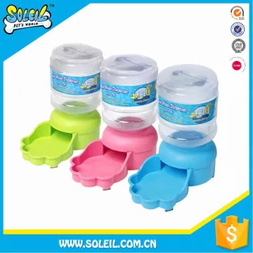 2016 Latest Design PP And PE Plastic Auto Pet Feeder For Water And Food