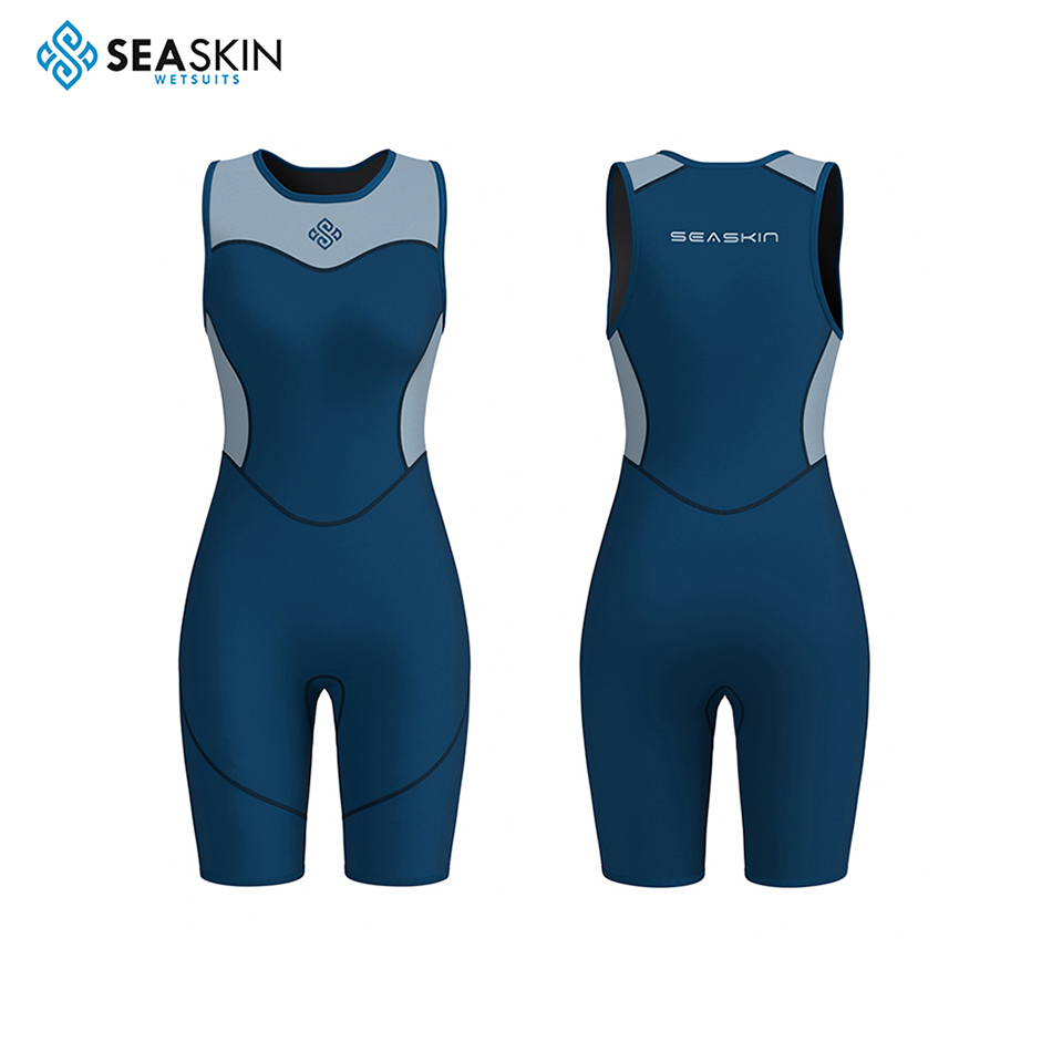 Seaskin sleeveless neoprene melayari wetsuit ringan