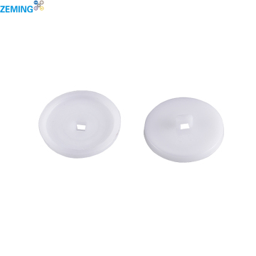 Custom Sofa Buttons: Round Aluminum Surface Plastic Bottom Fabric Covered Buttons