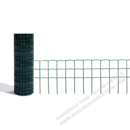 Green Plastic Coated Euro Fence