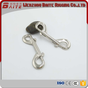 Karabiner Malleable double Eye Snap dog hook China suppiler factory price