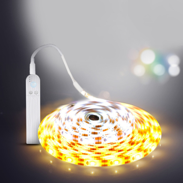 Dual Use Battery-Powered USB Strip with Motion Sensor Light for Cabinets