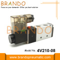 Válvula solenoide de 12 voltios 4V210-08 para cilindro neumático