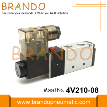 Электромагнитный клапан 12 В 4V210-08 для пневматического цилиндра