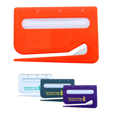 OEM Logo Plastic Credit Card Shape Multi-Tool with Ruler and Magnifier (Yc381)