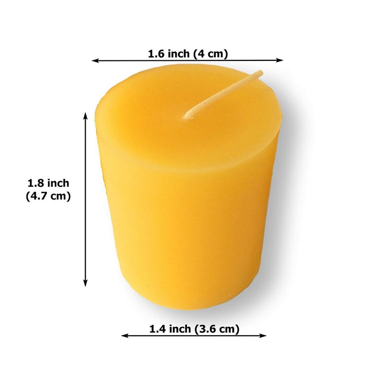 Fazendo velas votivas de cera de abelha não tóxicas à venda