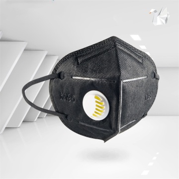 KN95 Folded Facial Mask with Respirator Valve