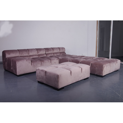 Sofa kain keratan modular moden