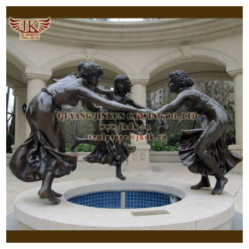 bronze figure for garden decoration sculptures