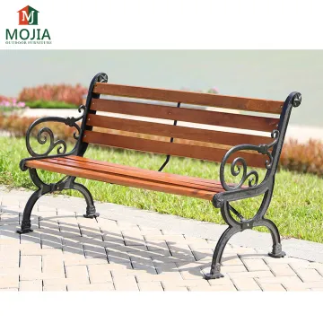 Outdoor All-Weather Seating: Recycled Wood Plastic Composite Garden Bench for Streets and Gardens
