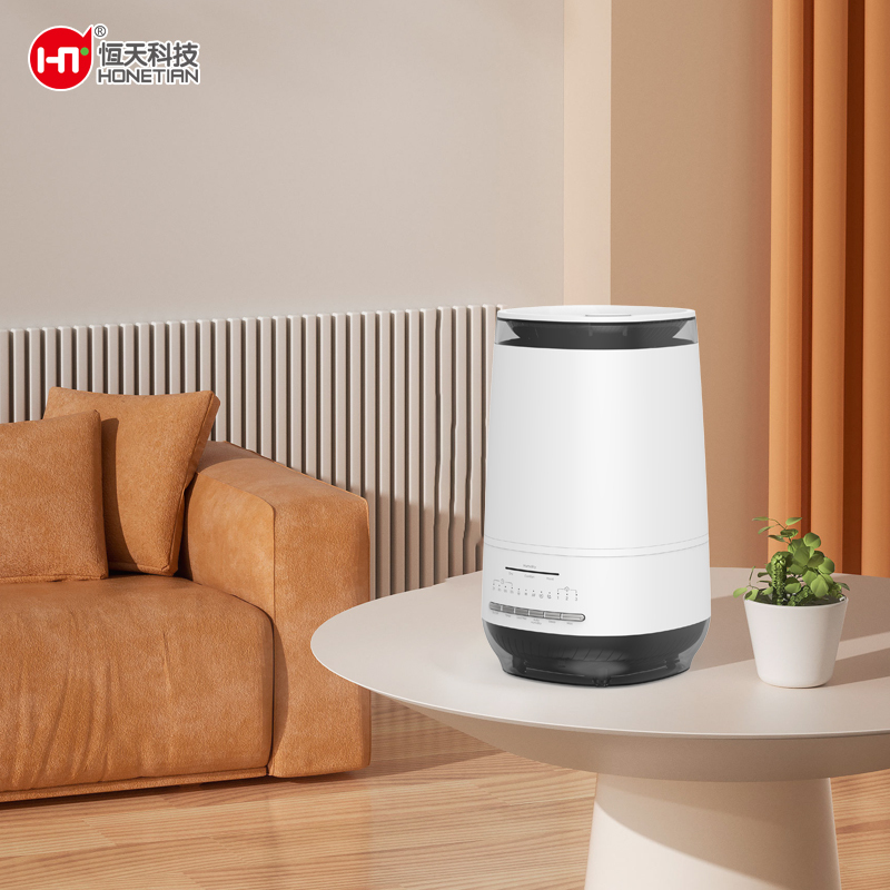 HONETIAN high power 8 timer filling water on top 4.0L capacity custom colors indoor plastics steam heating humidifier