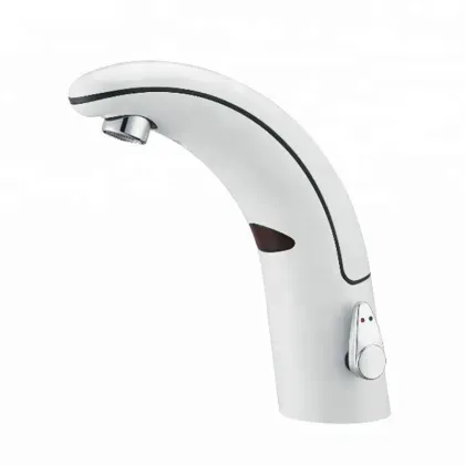 Bathroom Hot Cold Water Mixer Tap with Integrated Induction Basin Sensor Faucet