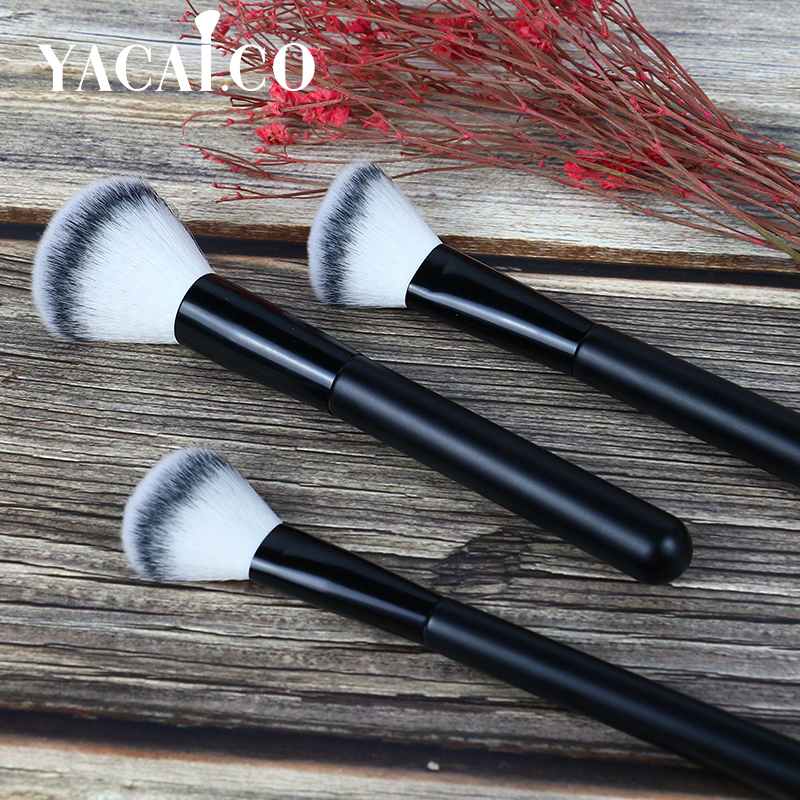 aluminum ferrule cosmetic brush set