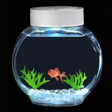 Fincredibles Fish Animated Electronic Pet with Color Changing LED, Made of Glass/Plastic Material