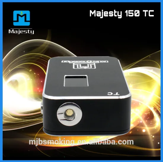 New design vv vw mod Majesty 150w TC box mod with wholesale price mechanical vapor box mod majesty 150w