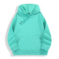 Rosa fleece varm kvinnors ridning hoodie tröja