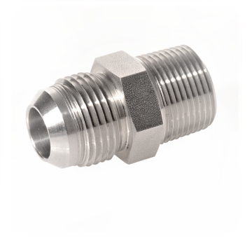 37 Degree Flared Tube Fittings: Stainless Steel or Carbon Steel Male Connectors