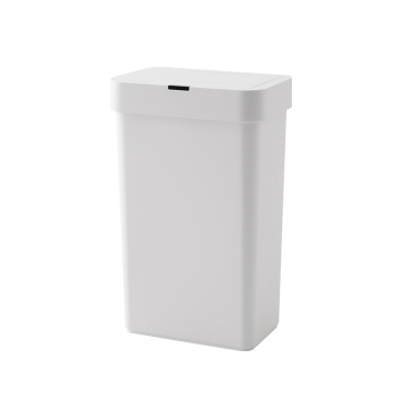 Rectangle Plastic Sensor Trash Bin with Double-door design