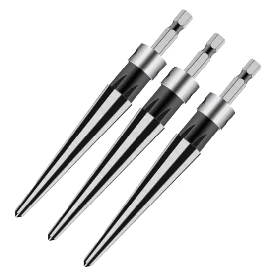Source Manufacturer's 3-13mm to 5-16mm Hexagonal Handle Taper Reamer for Woodworking Planks