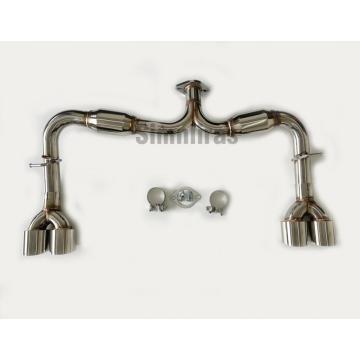 Fiat 124 spindel 17-20 Pro-1 axel-back avgassystem