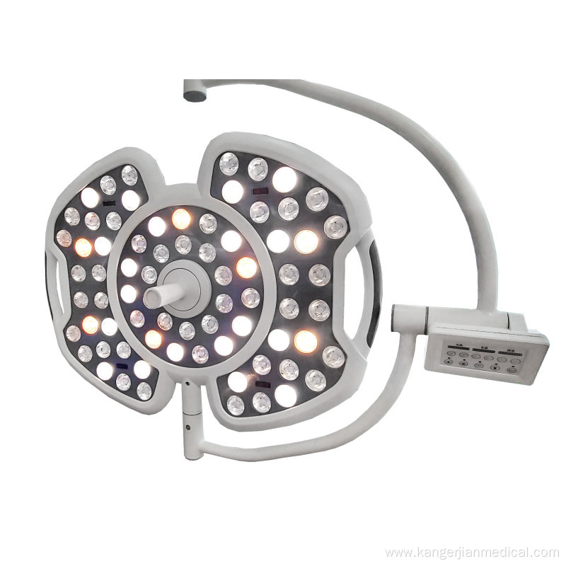 butterfly type surgery light with monitors hospital operation room use surgery light roof portabpe